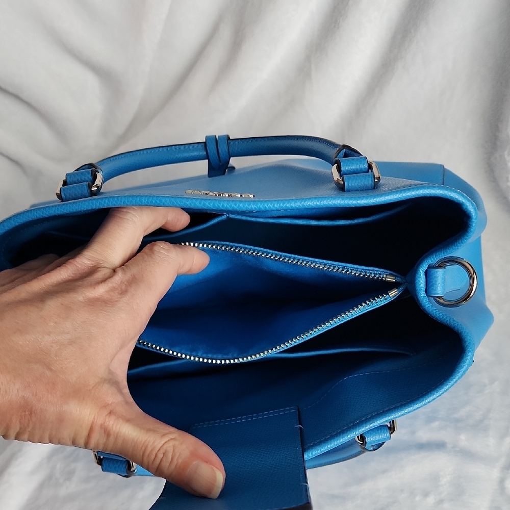 Coach Vibrant Blue Satchel and Wallet Set - Picture 5 of 15